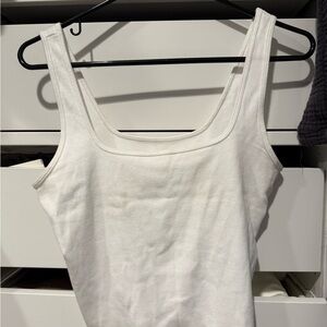 Abercrombie & Fitch White Tank Top